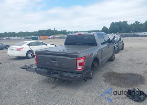 2021 Ford F-150 Lariat from USA, damaged, VIN 1FTFW1ED9MFB12325